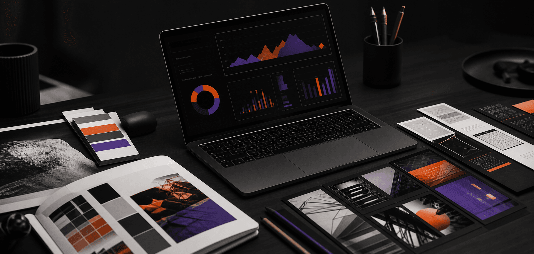 Premium creative agency workspace